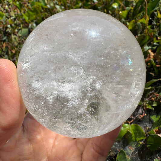 Clarity Sphere · White Quartz Crystal Ball#990