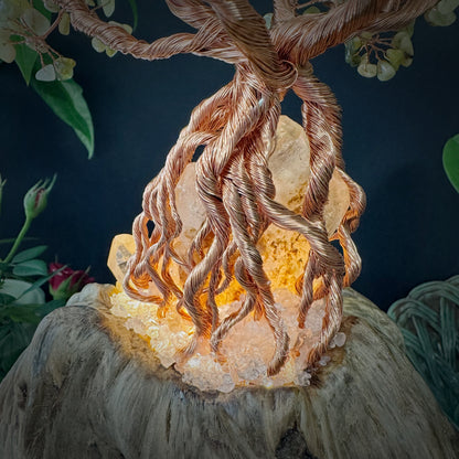 Prosperity Nest · A Feng Shui Crystal Tree for Wealth Flow and Energetic Containment