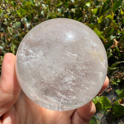 Clarity Sphere · White Quartz Crystal Ball#990