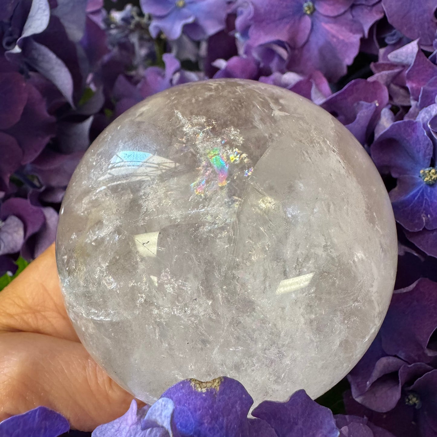 Clarity Sphere · White Quartz Crystal Ball#250523012