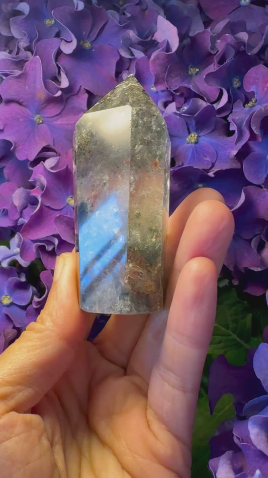 Prosperity Growth Tower · Garden Quartz Crystal for Wealth Activation#006