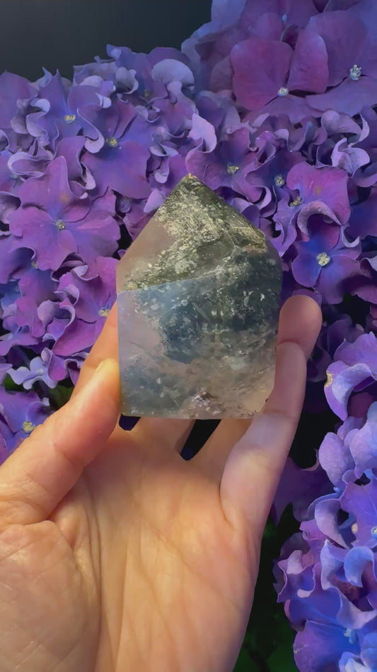 Prosperity Growth Tower · Garden Quartz Crystal for Wealth Activation#003
