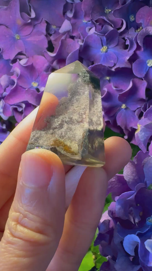 Prosperity Growth Tower · Garden Quartz Crystal for Wealth Activation#002