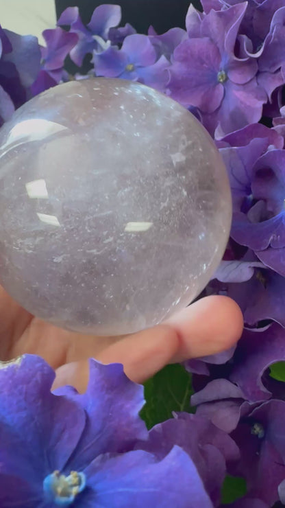 Clarity Sphere · White Quartz Crystal Ball#250523013