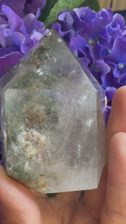 Prosperity Growth Tower · Garden Quartz Crystal for Wealth Activation#001