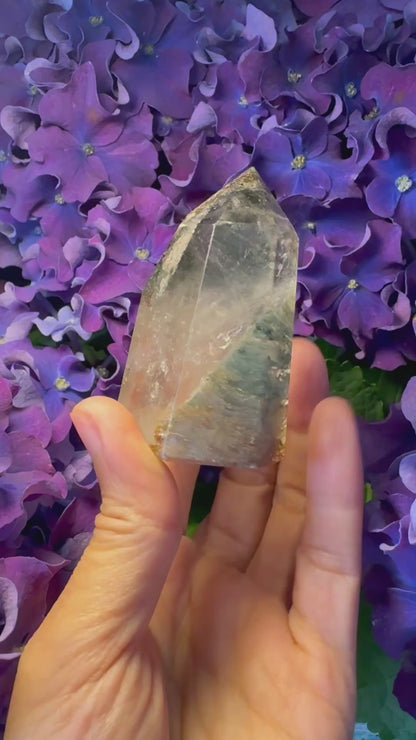 Prosperity Growth Tower · Garden Quartz Crystal for Wealth Activation#007